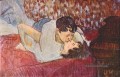 der Kuss 1893 Toulouse Lautrec Henri de sexy